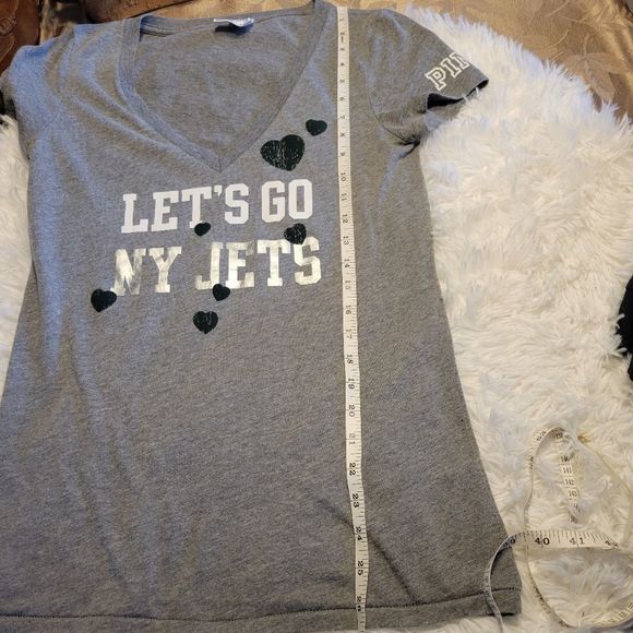 Pink by Victoria's Secret NFL NY Jets v neck shirt - Picture 4 of 7
